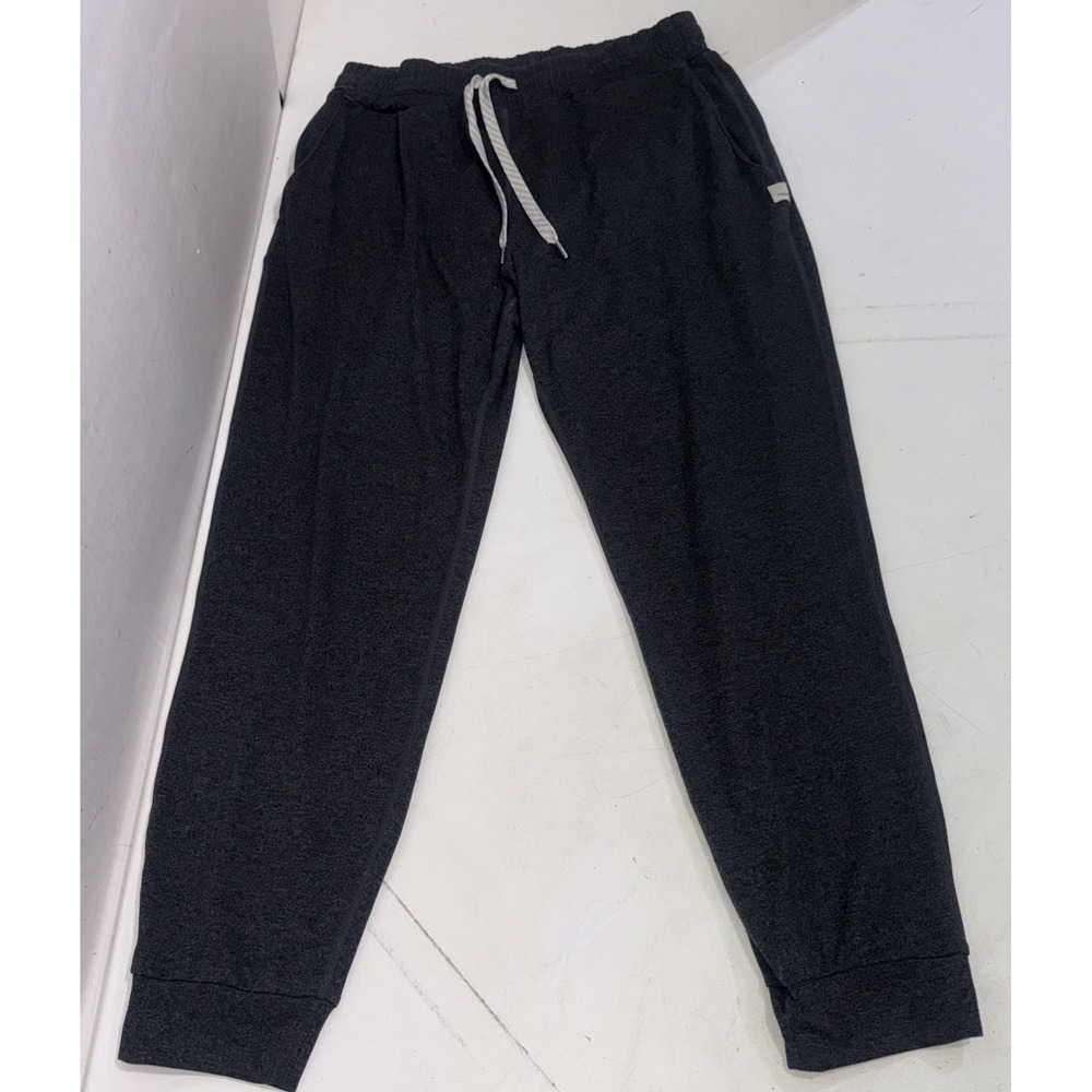 Vuori Performance Jogger Charcoal Heather Athletic Lounge Sweat Pants Sz Medium - Picture 3 of 14